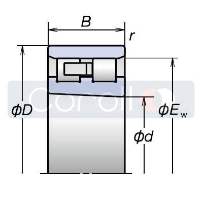 NN 3007 MBKRE44CC1P4 NSK